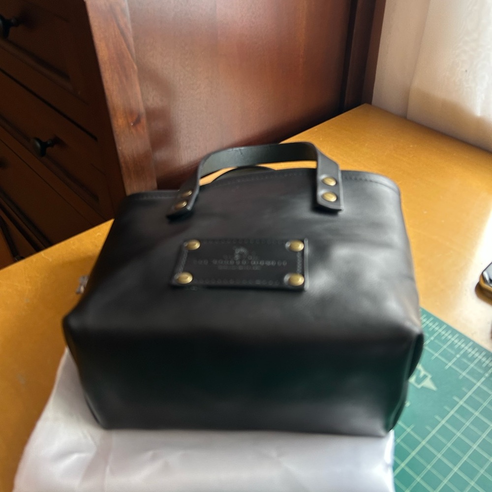 The Modern Inkwell Vegetable Tanned Leather Tote - Picture 6 of 9